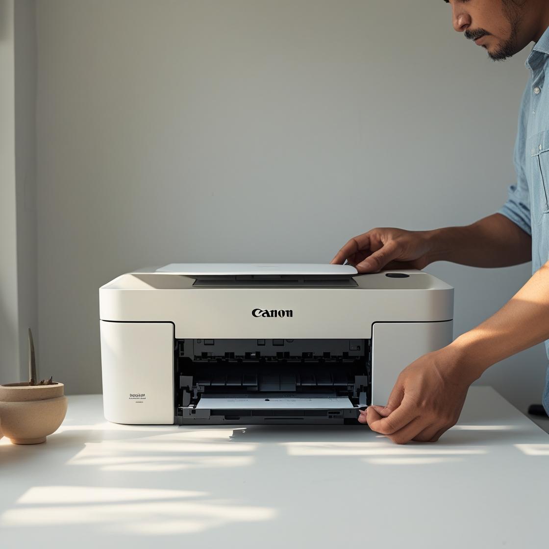 Mantenimiento de impresoras Canon a domicilio en Pereira y Dosquebradas. Servicio técnico profesional con limpieza interna, revisión de cabezales y diagnóstico completo en sitio.